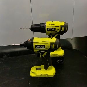 Ryobi drill set